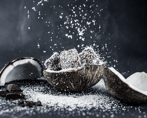 Coconut, shavings, chocolate, HD wallpaper | Peakpx