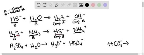 SOLVED: Identify the conjugate acid base pairs in each of the following ...