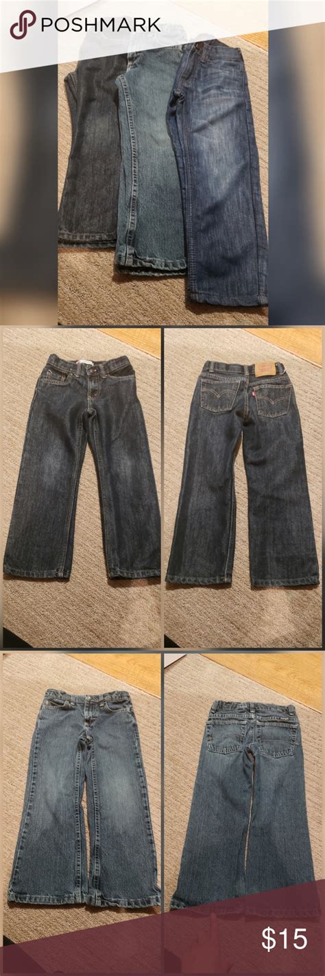 3 pairs of boys jeans size 6 | Boys jeans, Jeans size, Boys