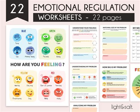 Free self regulation worksheet for adults, Download Free self ...