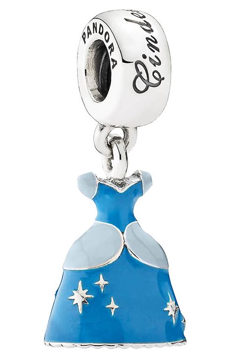 PANDORA Disney Cinderella's Dress Dangle Charm | Nordstrom