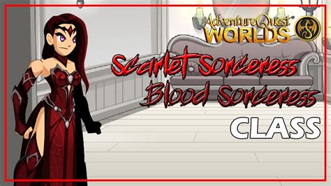 AQW - วิธีเอาคลาส Blood Sorceress และเปลี่ยนจาก Blood SCR เป็น Scarlet SCR - YouTube