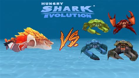 Hungry Shark Evolution - All Crab Bosses (Boss Fights) Magma jira - hungrysharkevolution.net