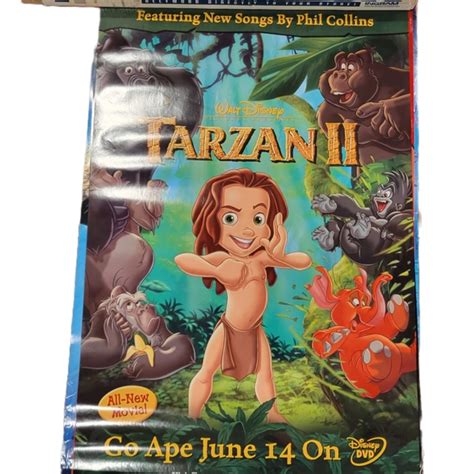 Art | Dvd Movie Release Poster Tarzan Ii | Poshmark