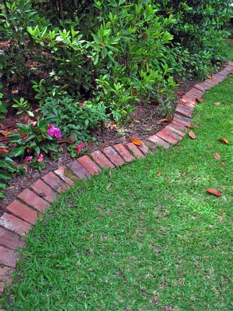 68+ Creative & Cheap Garden Edging Ideas That Will Transform Your Yard | Brick garden edging ...