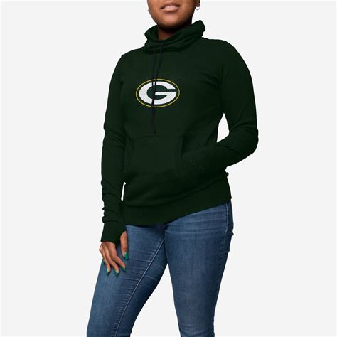 Green Bay Packers Womens Cowl Neck Sweater FOCO