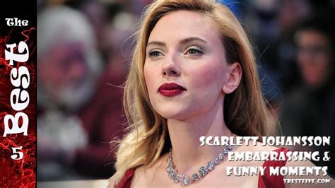 Scarlett johansson embarrassing & funny moments - YouTube