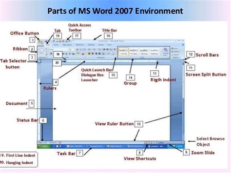 01 microsoft office word 2007 (introduction and parts)