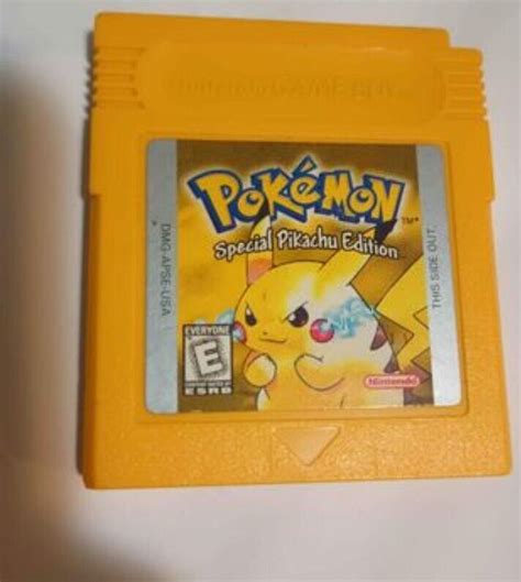 Pokemon Yellow Special Pikachu Edition for Gameboy Color | eBay