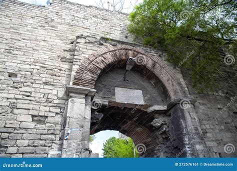 Istanbul Walls and Wall Gates. Istanbul Yedikule City Walls. TURKEY Stock Image - Image of gate ...