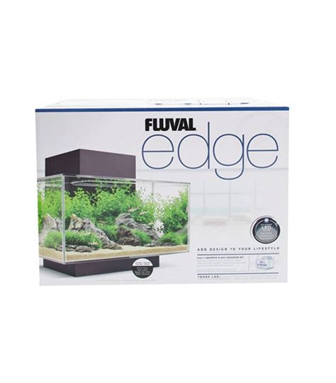 Fluval Edge Aquarium Kit 23L 6gal built-in LED Lighting, Filter System