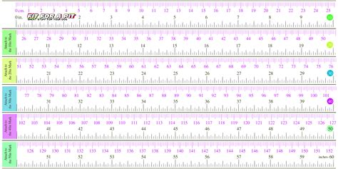 Fit for a Pit Printable Measuring Tape