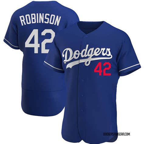 Men's Los Angeles Dodgers Jackie Robinson Authentic Royal Alternate Jersey