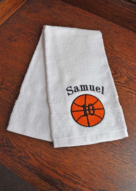 Basketball Sport Towel by PSbyAmy on Etsy