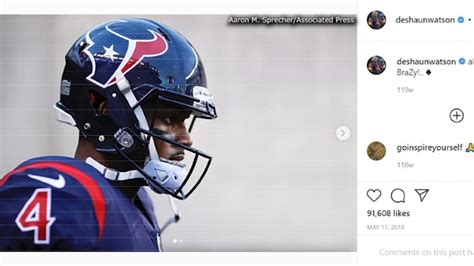 Deshaun Watson sued over 3 images posted to his Instagram of 1.4 million followers - ABC13 Houston