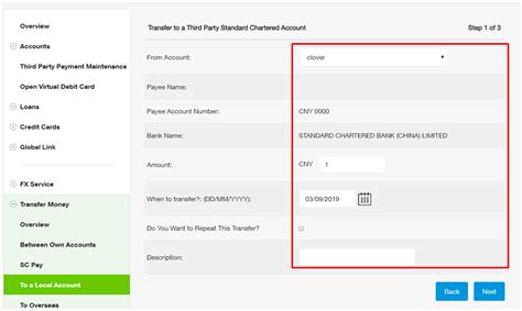 Online Banking Fund Transfer – Ways to Bank – Standard Chartered China