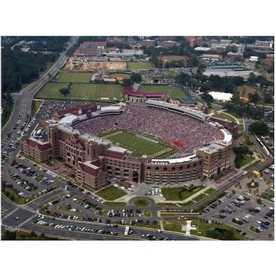 Florida State Seminoles (FSU) 18'' x 24'' Unframed Aerial Stadium Print | Official Florida State ...