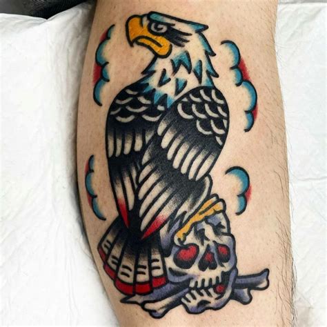 Neo Traditional Eagle Tattoo