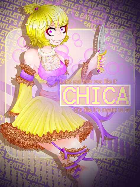 FNAF Chica Let's eat by RubyRain19 on DeviantArt