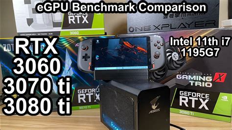 eGPU Benchmark Comparison RTX 3060, 3070 ti, & 3080 ti - Internal vs External Display FPS Loss ...