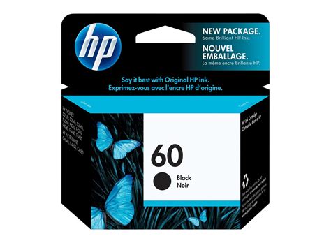 HP 60 Black Original Ink Cartridge (CC640WN) - HP Store Canada