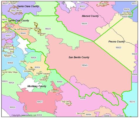 Map Of San Benito County - Cities And Towns Map