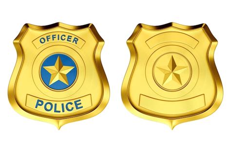 Premium Photo | Golden Police Token A police badge Detective and police ...