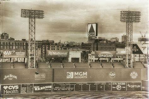 Fenway Park Green Monster Photograph by Joann Vitali - Pixels