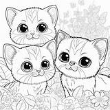 Poezen Katten Katzen Dieren Muschi Kucing Mewarnai Animasi Kat Bergerak  sketch template