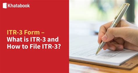 Understand What is ITR-3? How to file ITR-3 & Its Charges