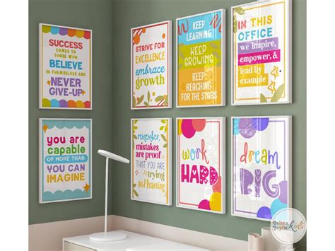 10 Principal Office Decor School Wall Art Posters Assistant Principal ...