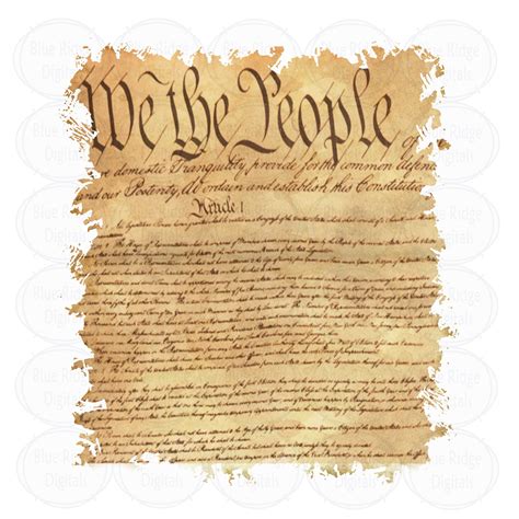 We the People Png Digital Download Distressed US Constitution | Etsy