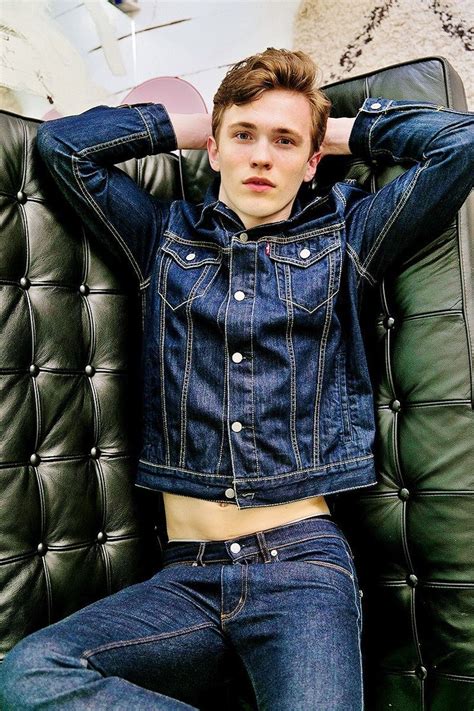 Devious Boys | Model, Button fly jeans, Blue denim