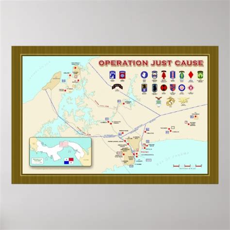 Operation Just Cause Map Poster | Zazzle