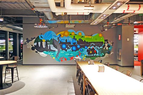 Albany Tech Office Mural - NY Street Art Company - CommerceHub