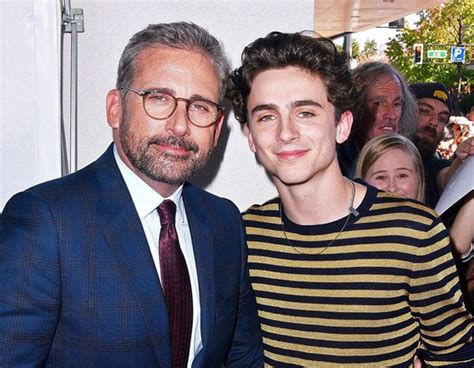 Steve Carell & Timothée Chalamet from The Big Picture: Today's Hot Photos | E! News Canada