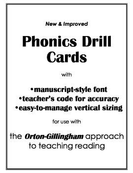 OG Phonics Cards Sound Drill AND SNAP Cards for Reading Drill | TpT