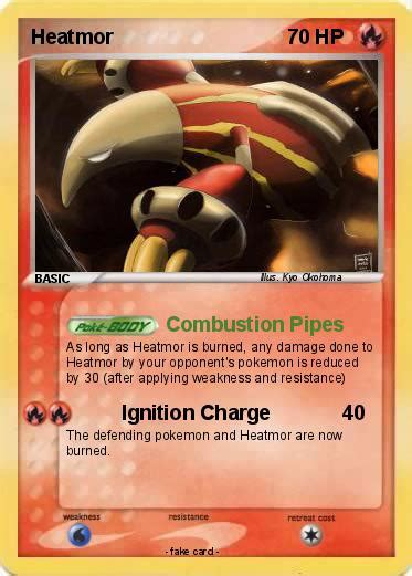 Pokémon Heatmor 33 33 - Combustion Pipes - My Pokemon Card