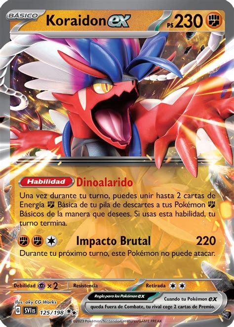 Koraidon ex (Escarlata y Púrpura TCG) - WikiDex, la enciclopedia Pokémon