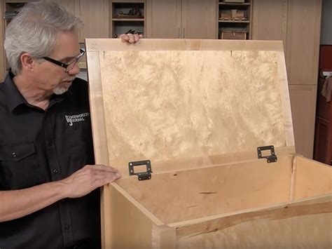 How to Install Lid Supporting Torsion Hinges - Woodworking | Blog | Videos | Plans | How To