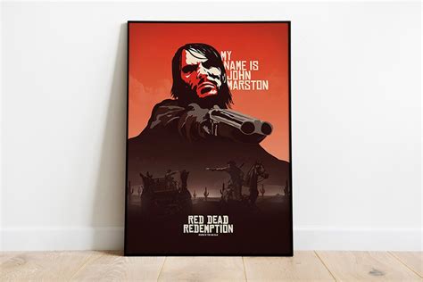 Red Dead Redemption Poster Red Dead Redemption 2 Poster - Etsy