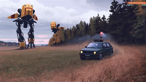 Simon Stalenhag Art | The Coolector