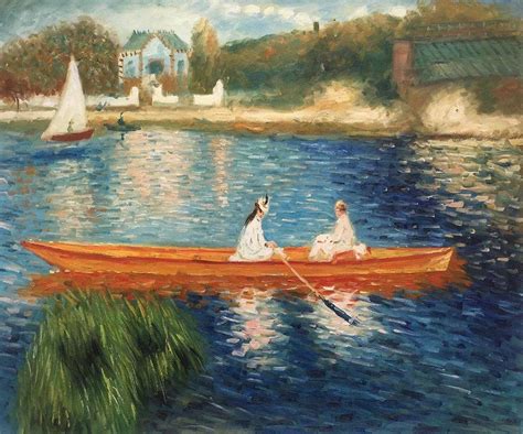 Renoir - Boating on the Seine - Reproduction Art