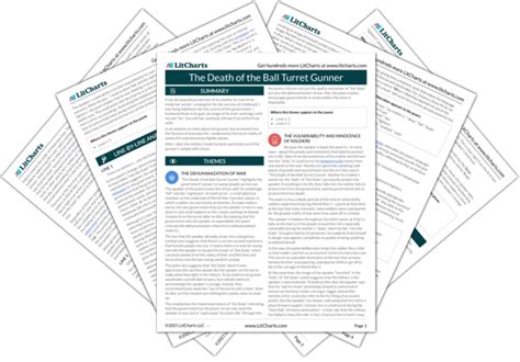 The Death of the Ball Turret Gunner Poem Summary and Analysis | LitCharts