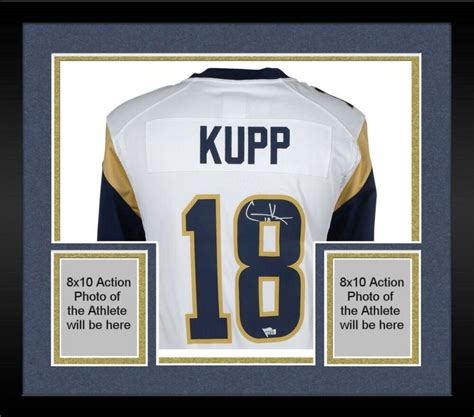 Framed Cooper Kupp Los Angeles Rams Autographed Nike White Limited ...