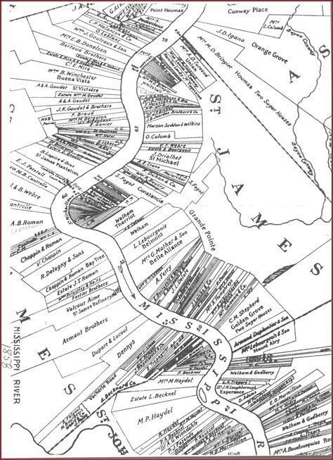 Map Of Louisiana Plantations - map : Resume Examples #WjYD817YKB