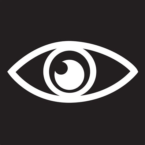 Eye icon symbol sign 637689 Vector Art at Vecteezy