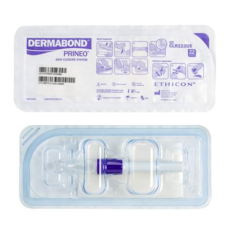 Buy Ethicon DERMABOND PRINEO Skin Closure System (22 cm), CLR222US, Combination of Self-Adhering ...