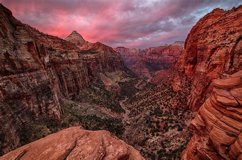 Zion Canyon Overlook | FarzinPhoto