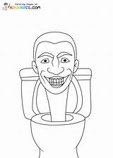 Toilet Coloring Pages sketch template